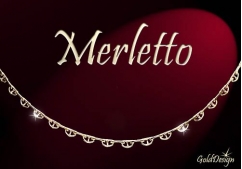Merletto - řetízek zlacený